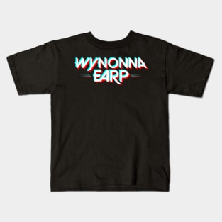 Wynonna Earp Logo Glitch Kids T-Shirt